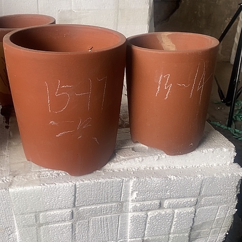紫砂中国李新紫砂花盆，