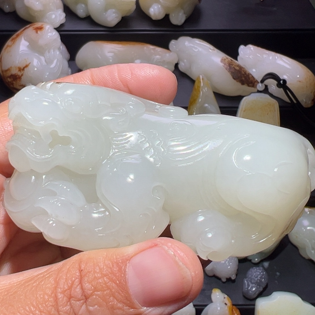 @***@和田玉未镶嵌颈饰