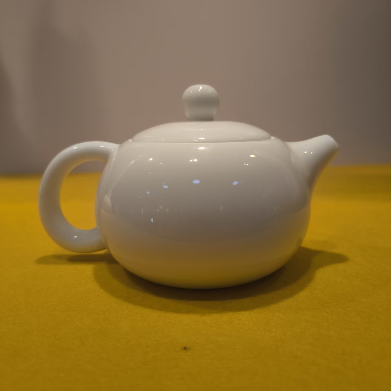 德化白瓷羊脂玉陶瓷西施壶泡茶壶茶具凤鸣壶凤鸣声龙蛋壶陪伴