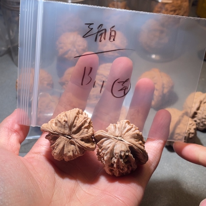 吊坠文玩核桃白狮子