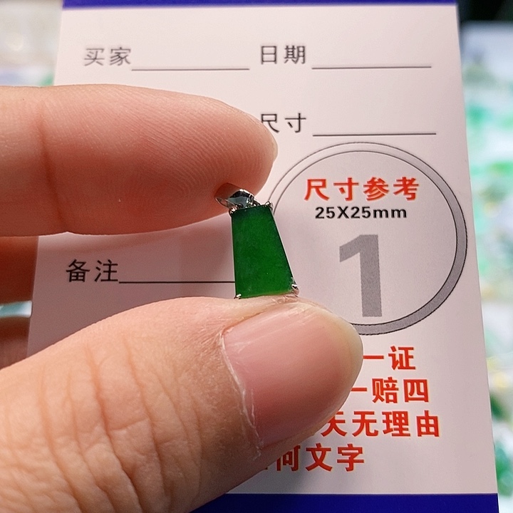 【闪购商品】翡翠颈饰18K金镶嵌翡翠