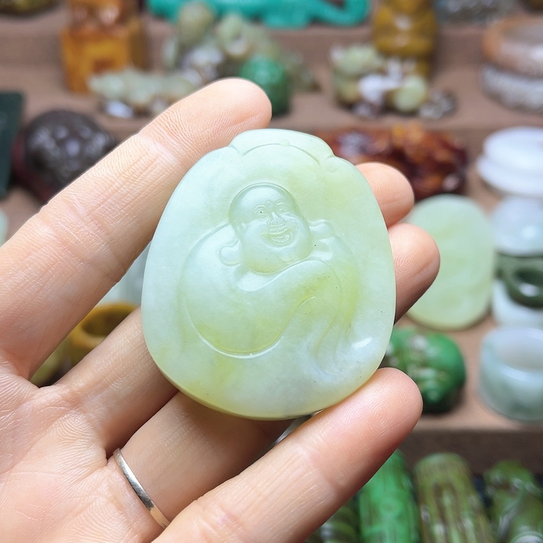白玉菩提吊坠151。。