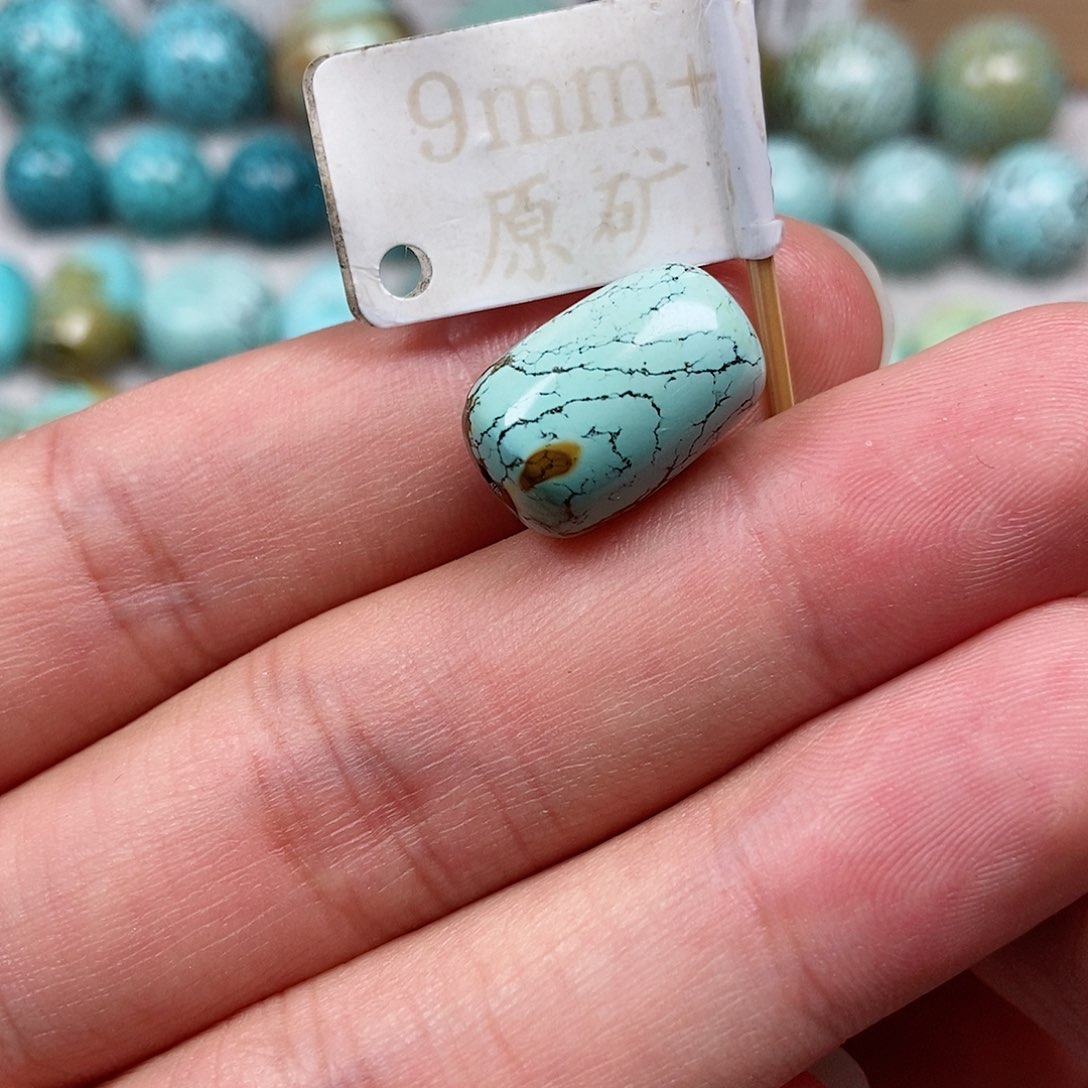 未镶嵌绿松石珠宝半成品