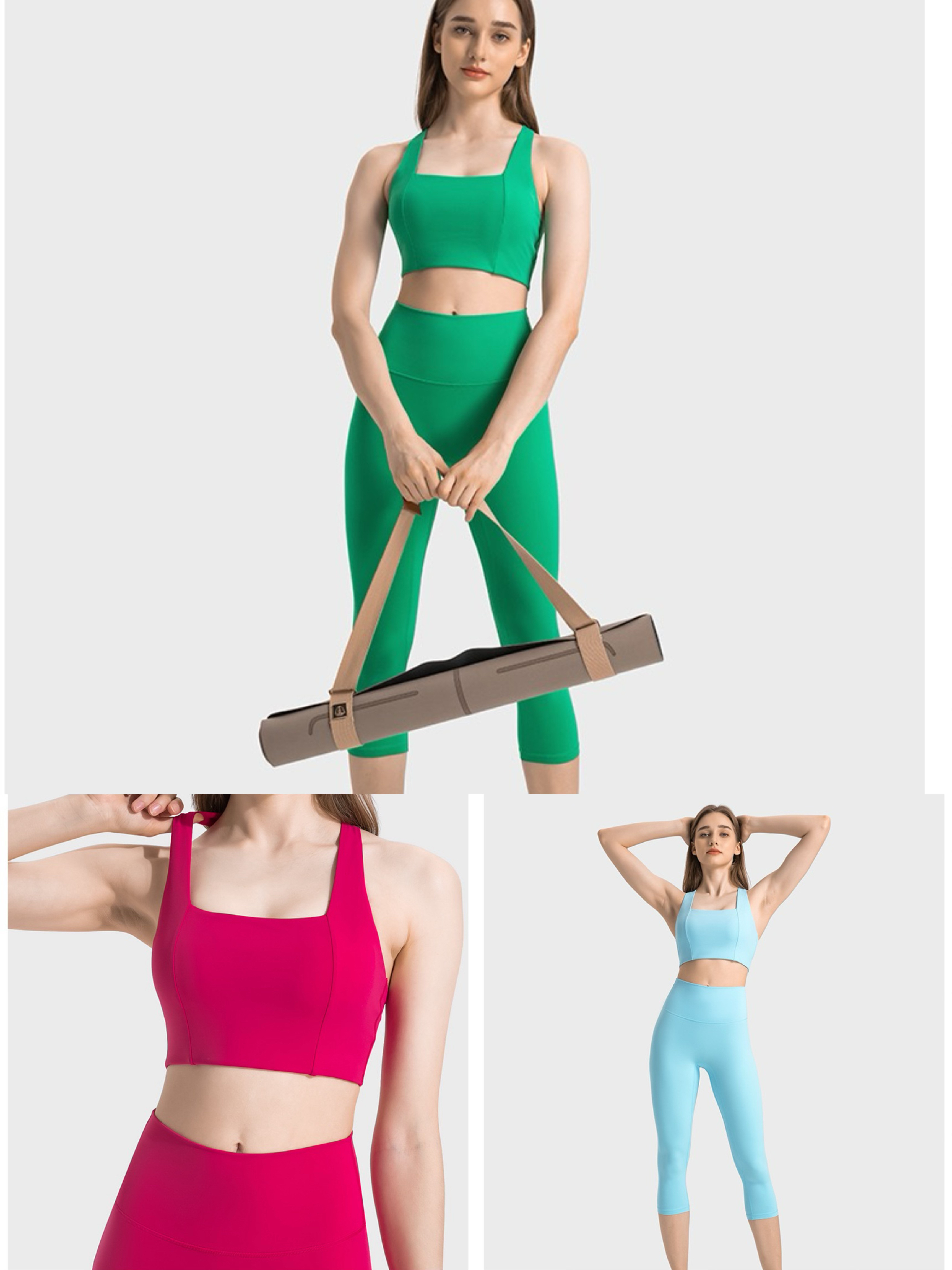 彤家福利背心（一体杯带标）瑜伽运动健身背心