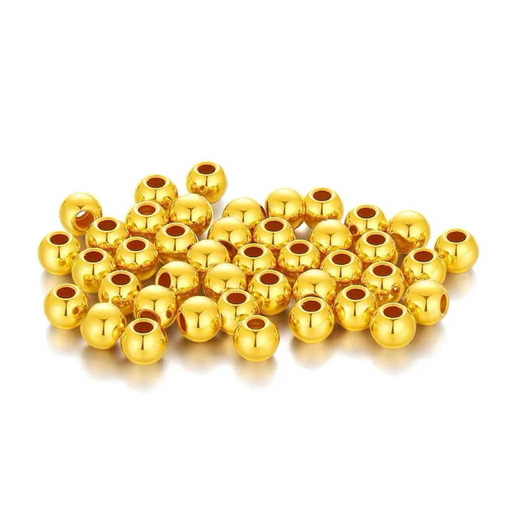 足金999 5D硬金卡2mm亮面光珠（此订单发20个WH1416