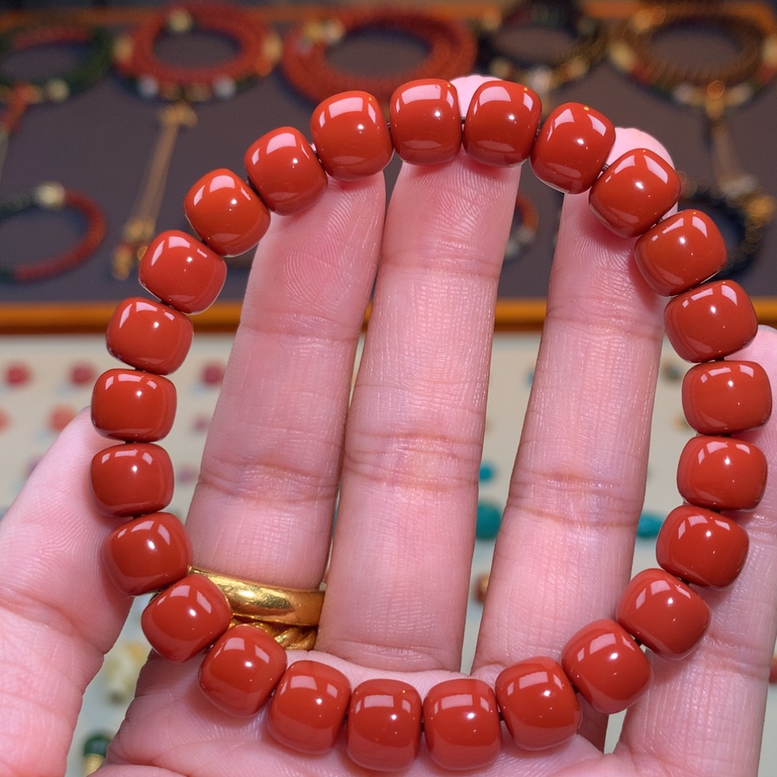 南红玛瑙未镶嵌颈饰