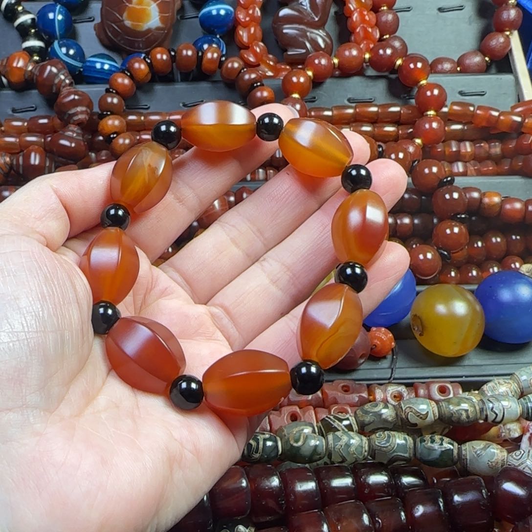 未镶嵌手串玛瑙/玉髓