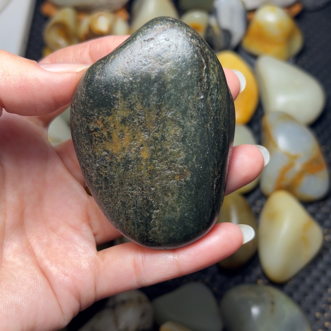 和田玉未镶嵌挂件A28