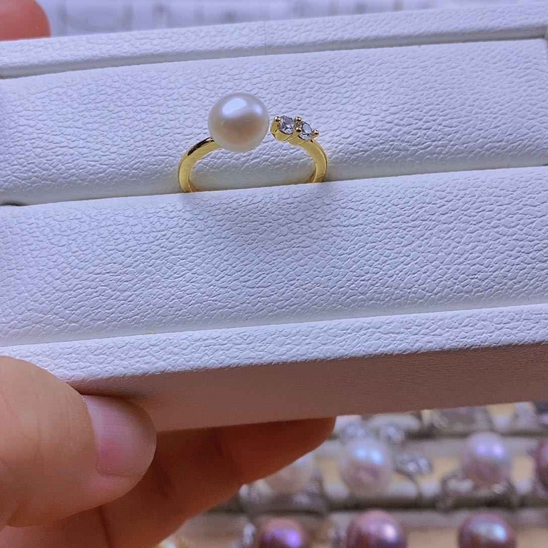 戒指未镶嵌淡水珍珠