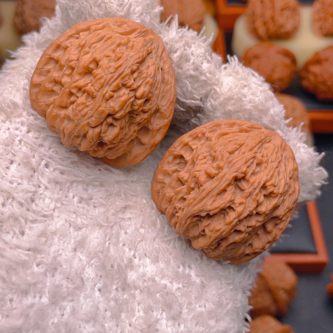 文玩核桃把件38承德密纹