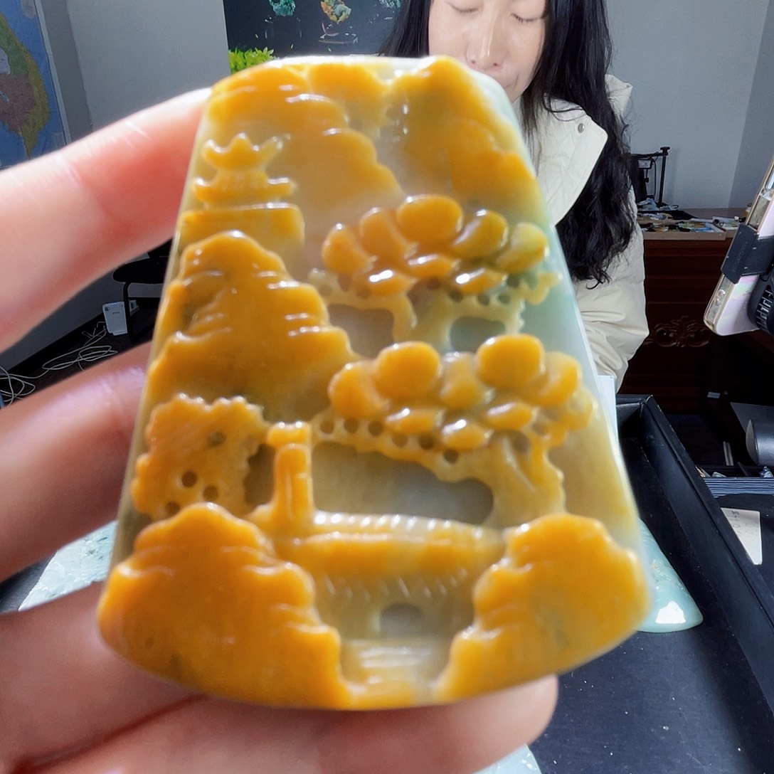 颈饰未镶嵌翡翠翡翠