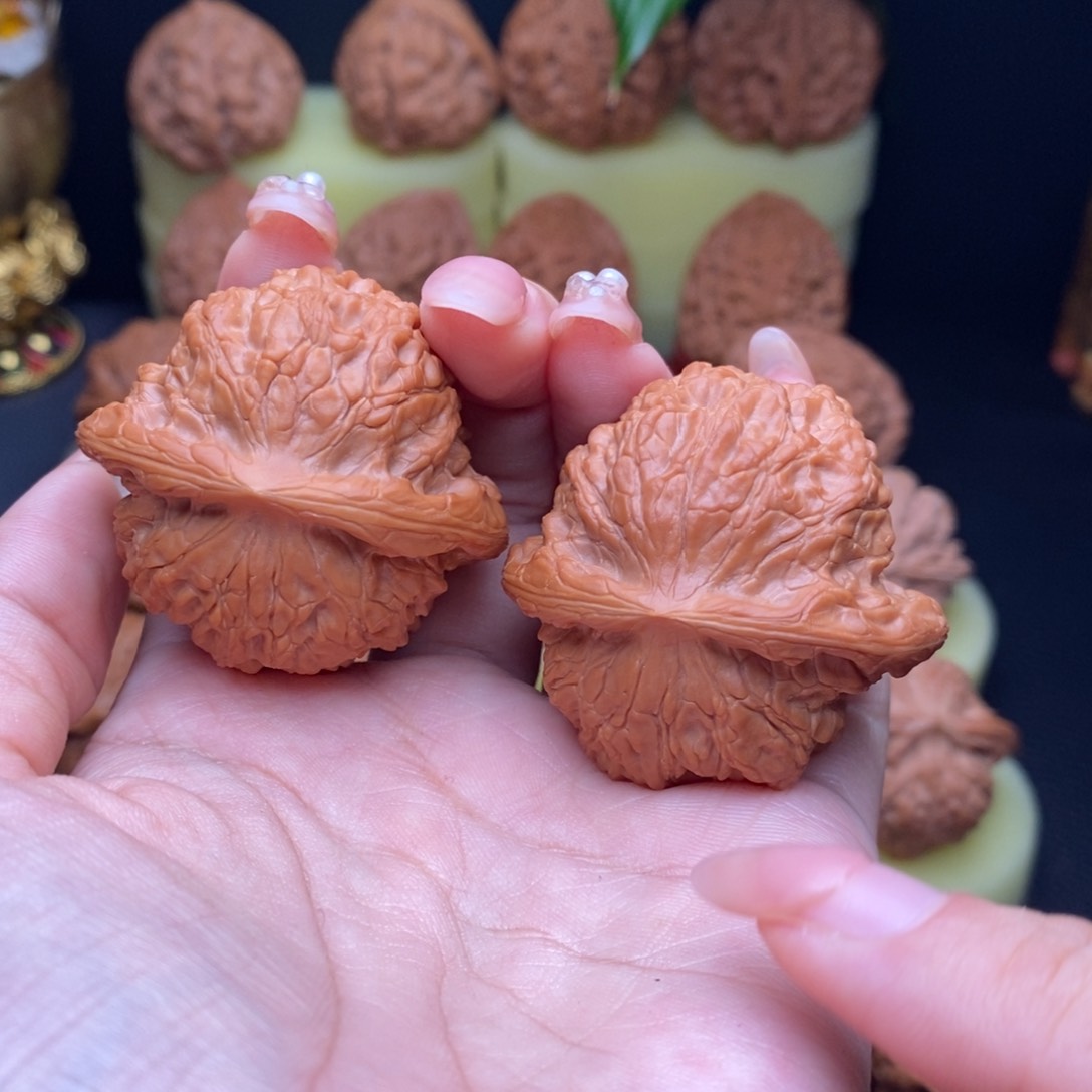 把件文玩核桃北**天血麒麟43尺精配