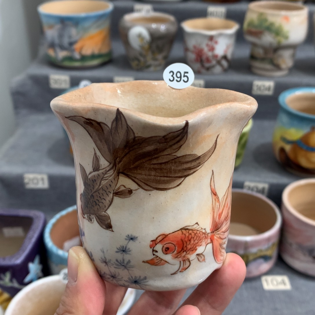 罐精品手绘盆栽盆多肉花盆一物一拍