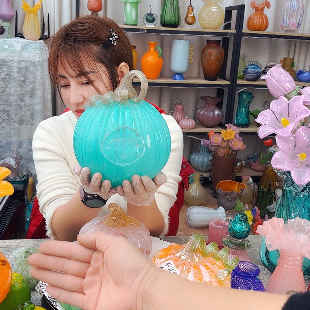 蓝南瓜福利家悦琉璃工艺品