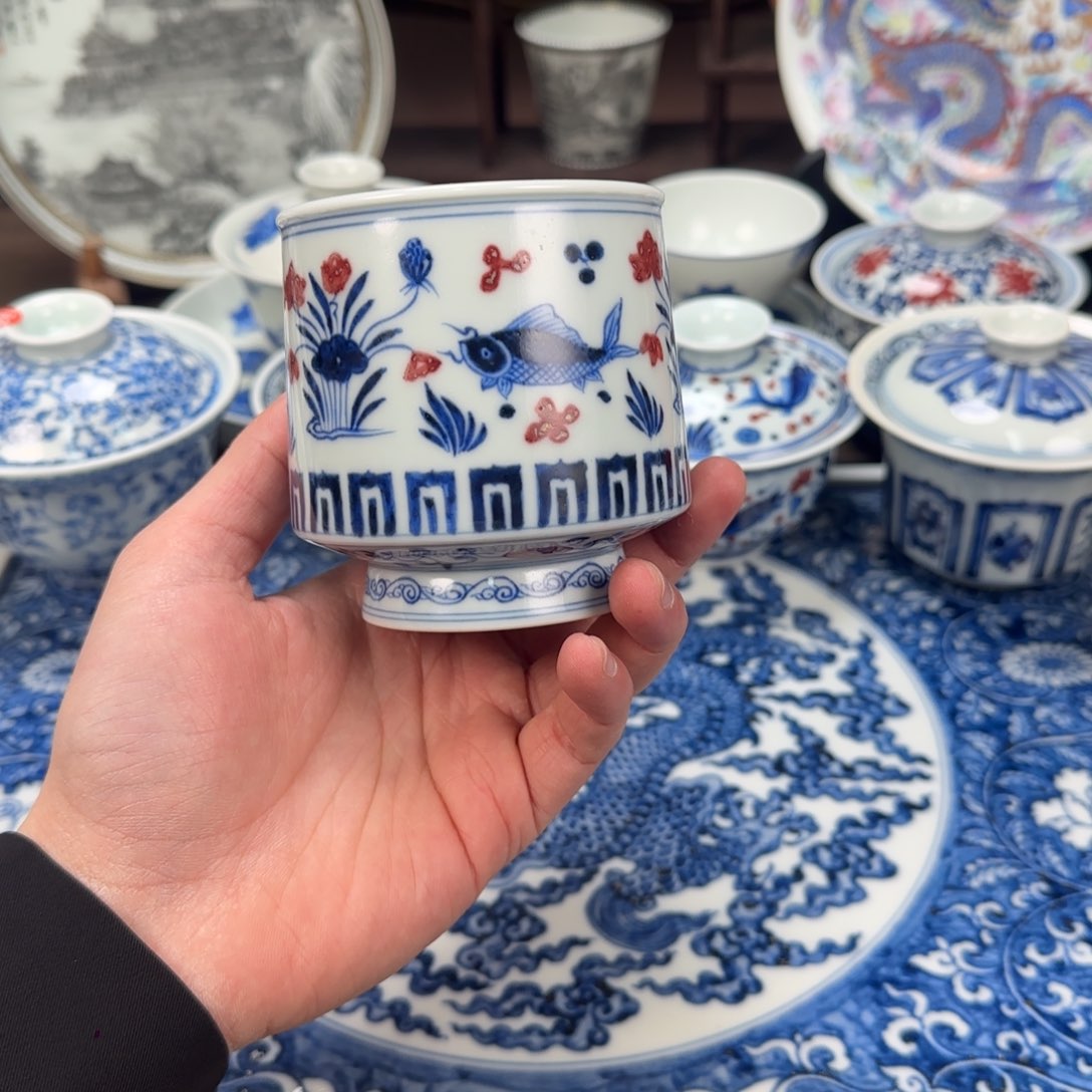 杯往***。景德镇手工手绘陶瓷