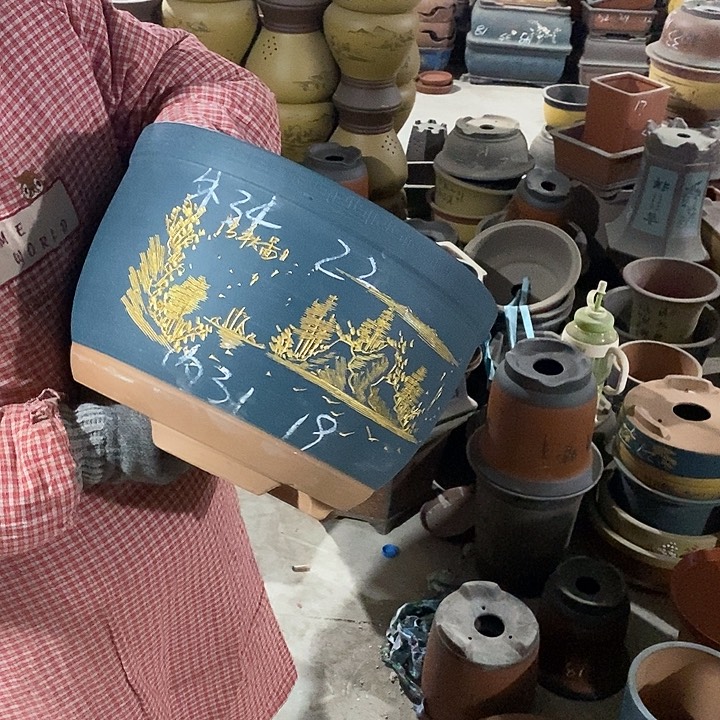 紫砂花盆紫砂花盆