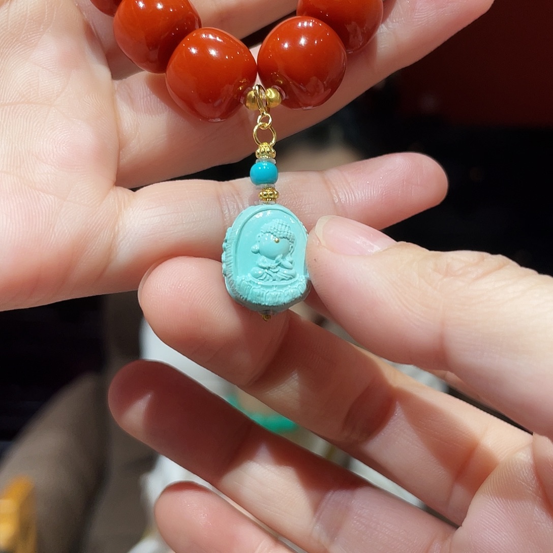 南红玛瑙未镶嵌手链