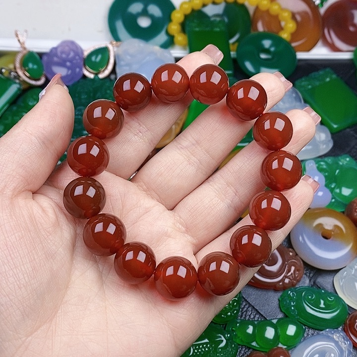 玛瑙/玉髓手串未镶嵌