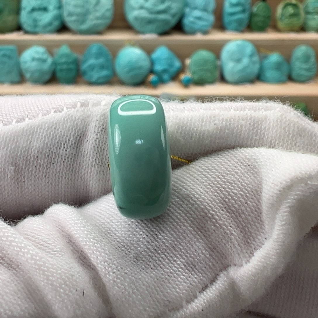 未镶嵌绿松石隔珠15x7.1mm