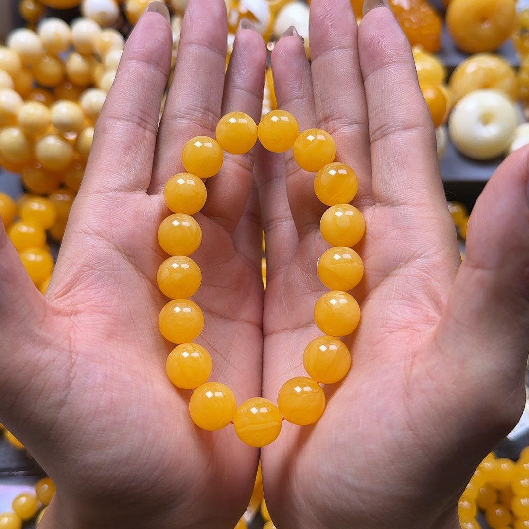 未镶嵌蜜蜡珠宝奇石同料14mm