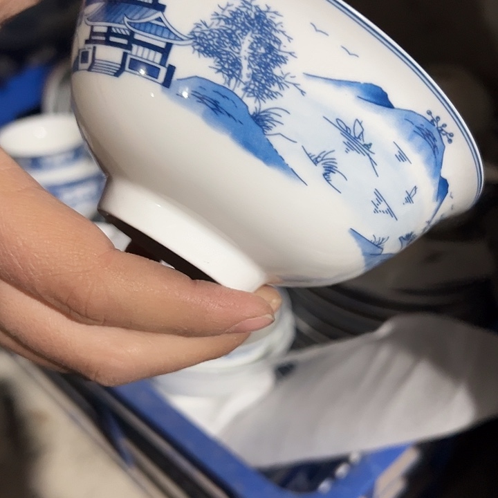 景德镇高温陶瓷陶瓷碗5寸陶瓷