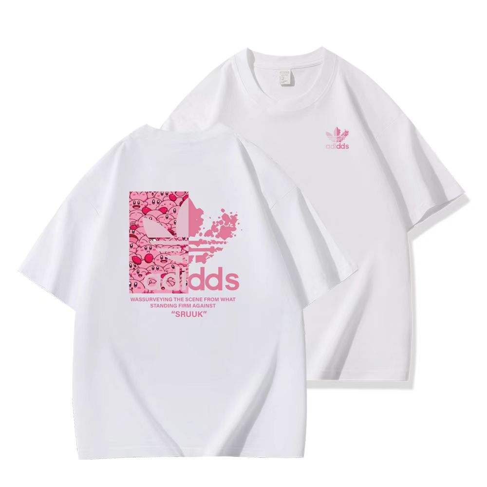 【一折粉丝福利】夏季男女同款百搭时尚潮牌短袖T恤