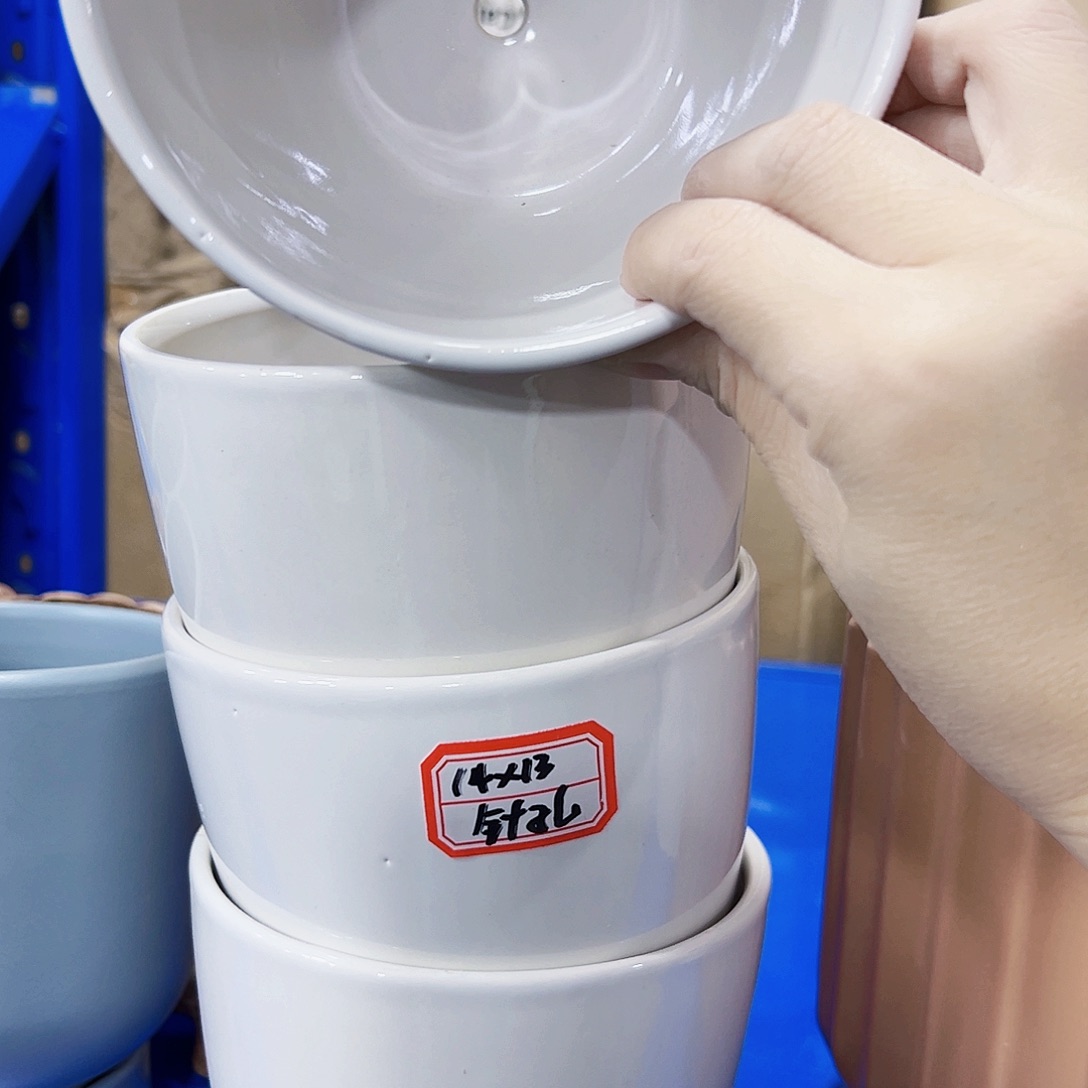 外贸尾单陶瓷花盆凑单10米包邮