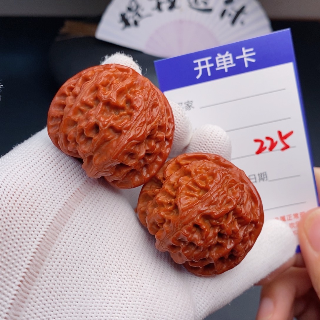 文玩核桃把件42苹果园225