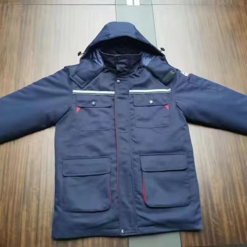 冬季防静电可拆卸加厚棉服中石油小三角油田棉衣中国石化棉袄棉衣