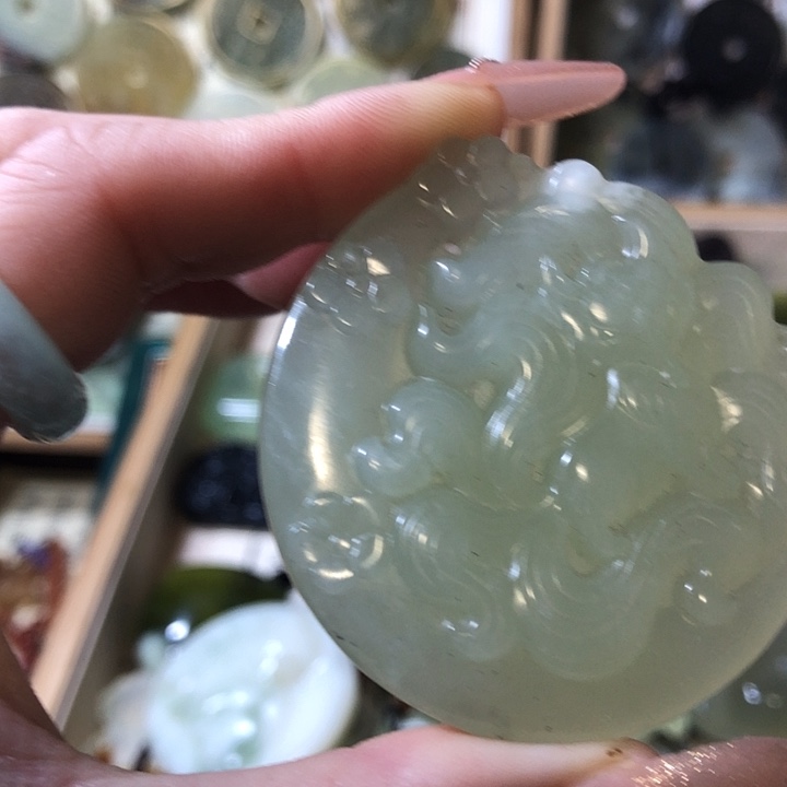 岫玉岫玉挂件未镶嵌