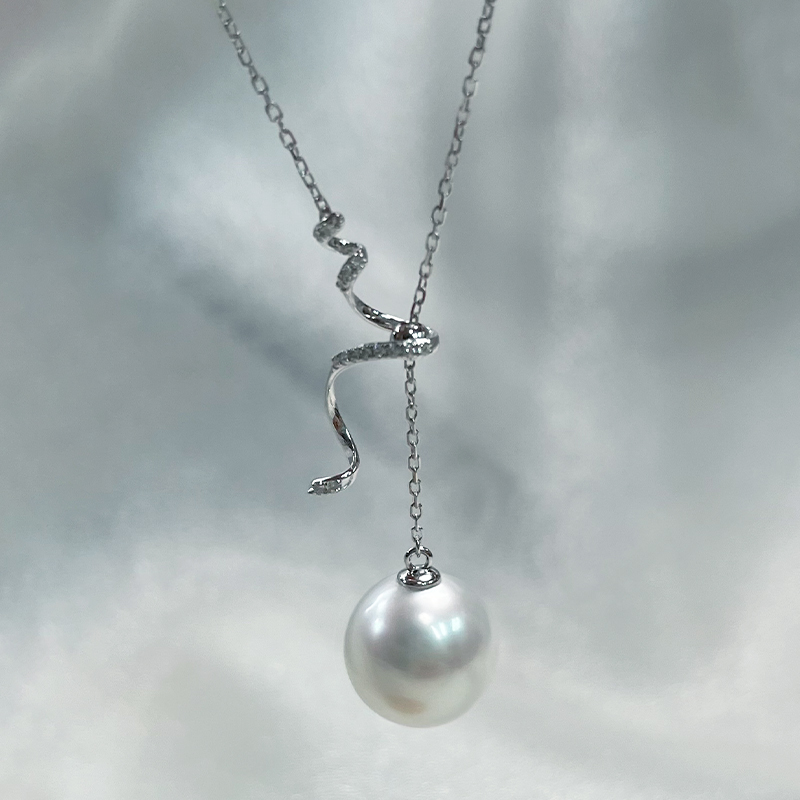 【澳白专享】海水澳白吊坠 11-12mm  微瑕  极强光 拍一发一