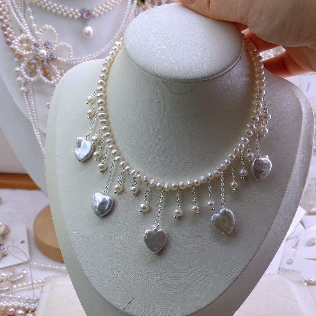 未镶嵌淡水珍珠耳饰项链