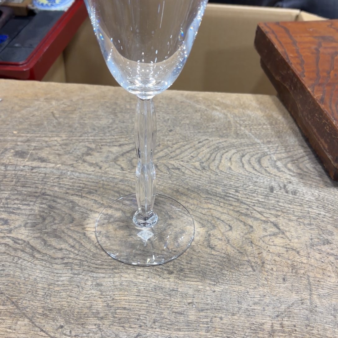 涤***M手工艺品玻璃般若中古美术工艺品