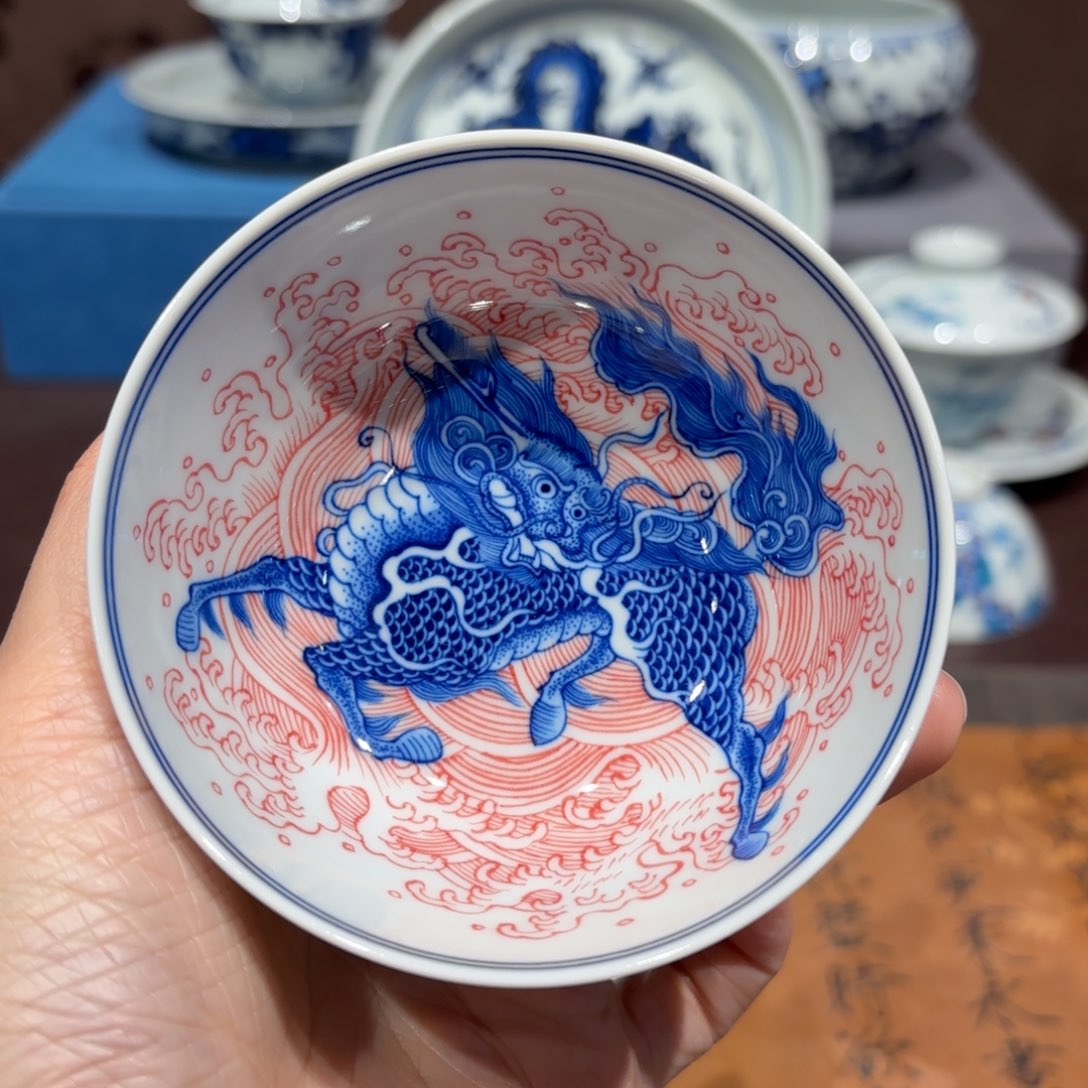 瓷片景德镇纯手工手绘
