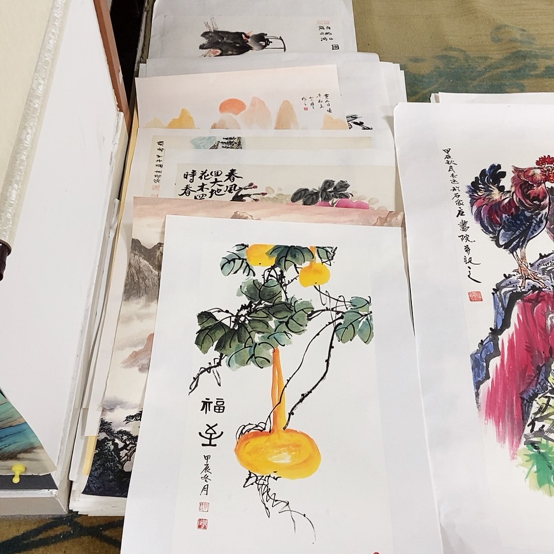 国画越***～平价版书画郑春玲34/68