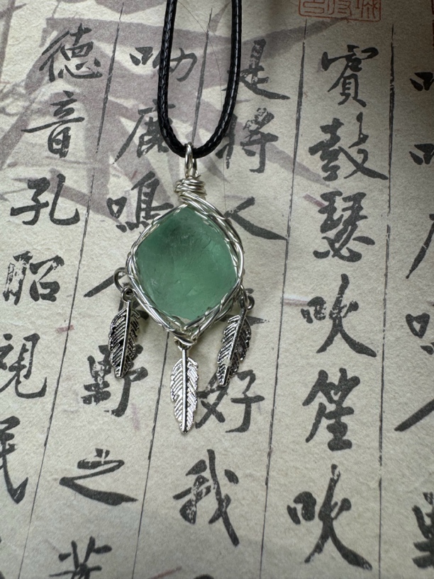 铜合金仿水晶吊坠 合金手工吊坠项链