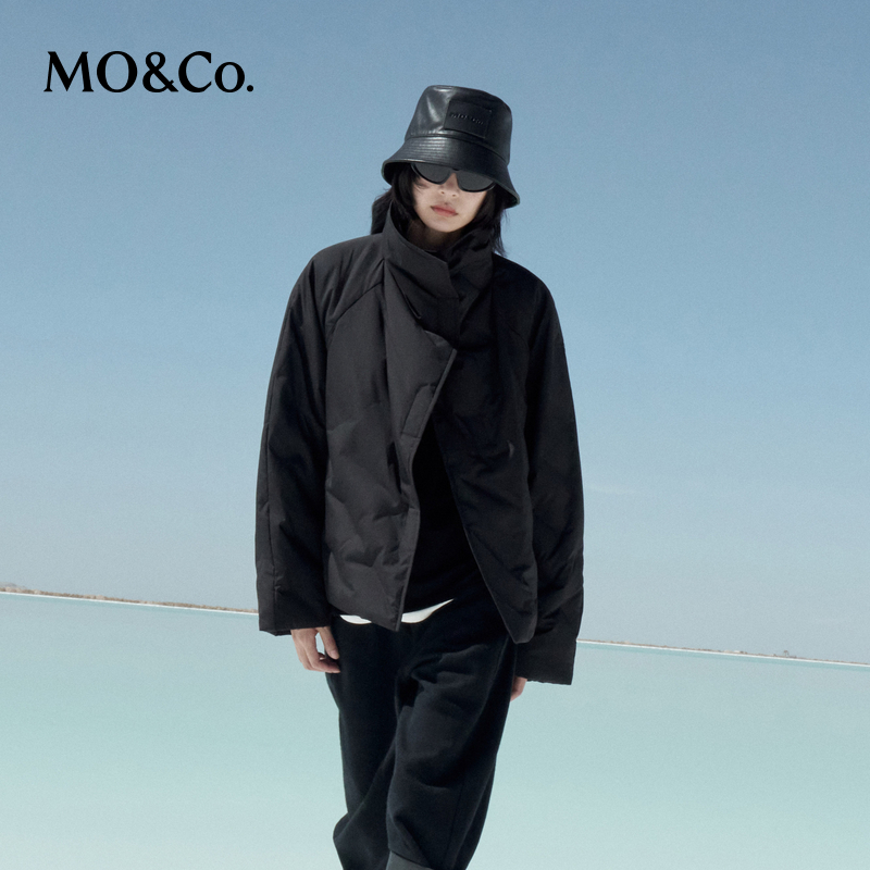 【陈大可专属】【防风】MOCO围裹斜襟短款羽绒服MBC4EINK05