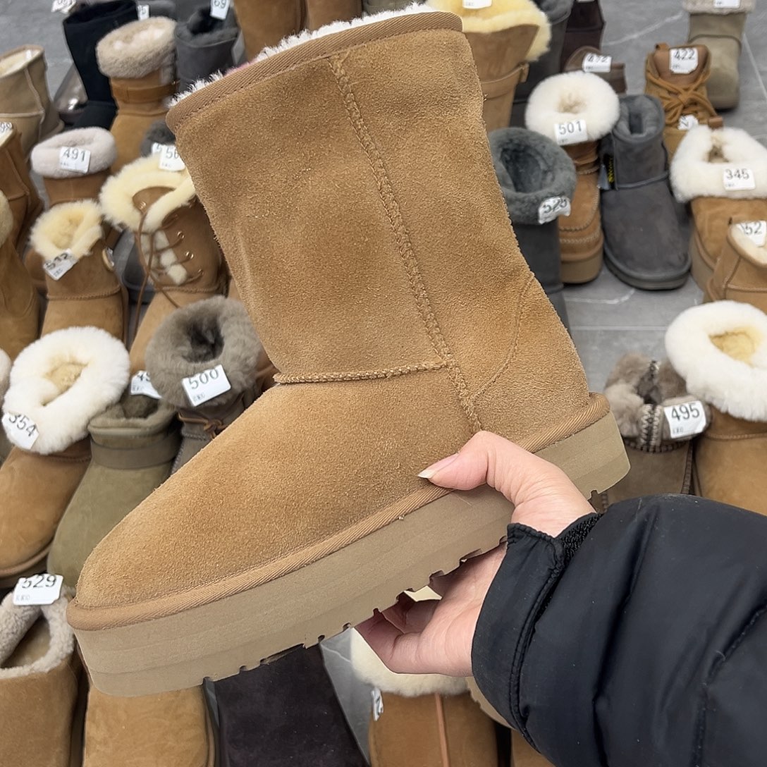 栗色厚底平口38码孟