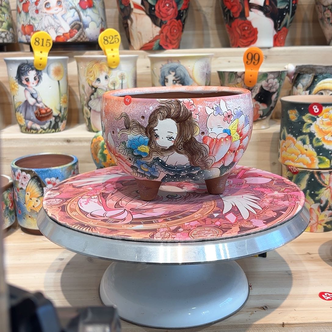 紫砂花盆手工花盆默认微瑕15/11