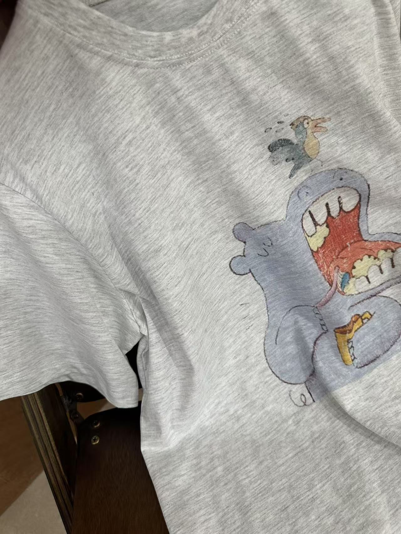 韩国正品/不支持退换/AN/刷牙河马半袖/0613/10/15