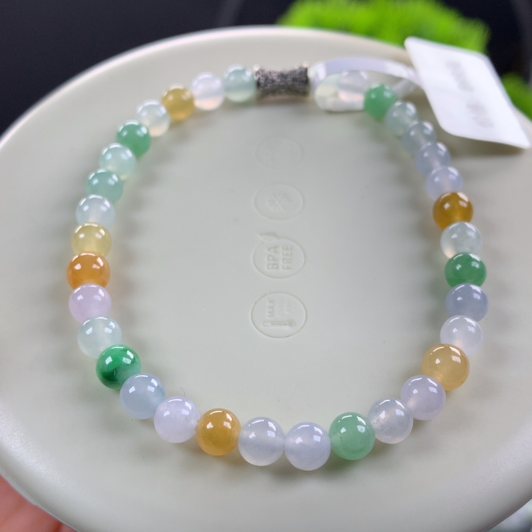 翡翠未镶嵌手链卡5