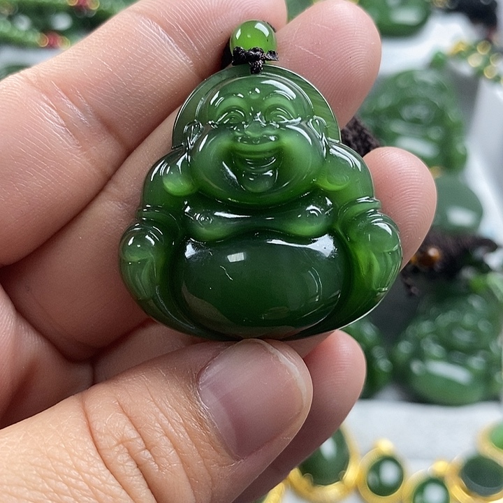 和田玉（碧玉）未镶嵌项链35