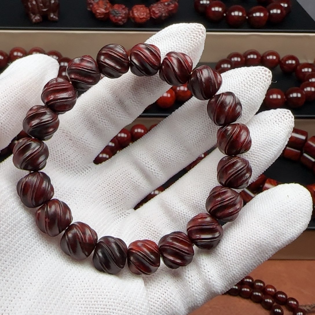 手串/手链小叶紫檀扭扭珠