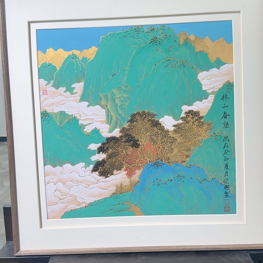 国画艺术家的作品
