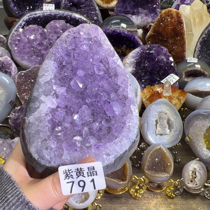 未镶嵌大型摆件（非配饰）紫晶791