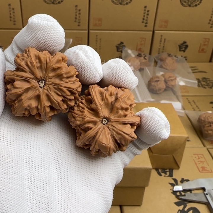 文玩核桃吊坠不****名简单包装玉龙三棱