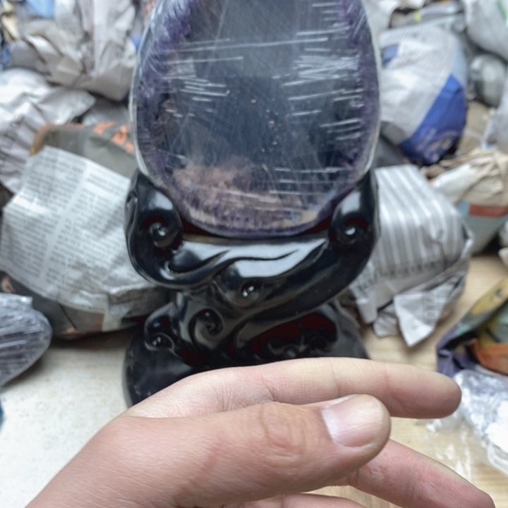 紫晶珠宝半成品未镶嵌