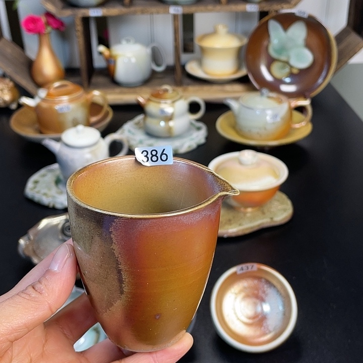 燃薪柴烧茶器公道杯