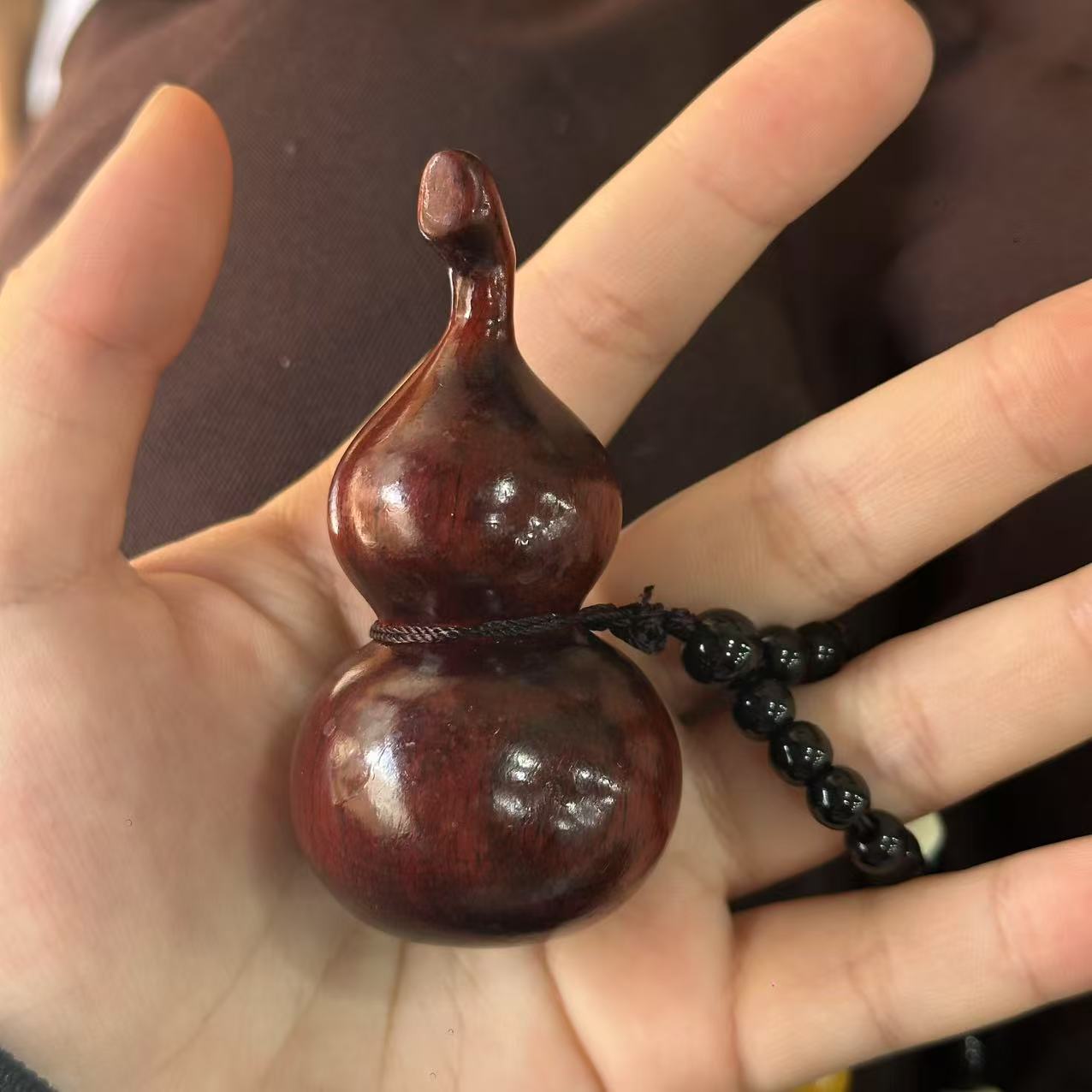 血檀雕刻手把件 089（无礼盒）