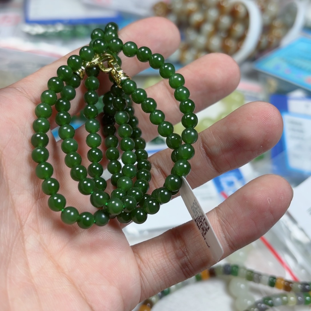 和田玉手链未镶嵌